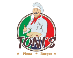 Toni´s Pizza Grünstadt logo.